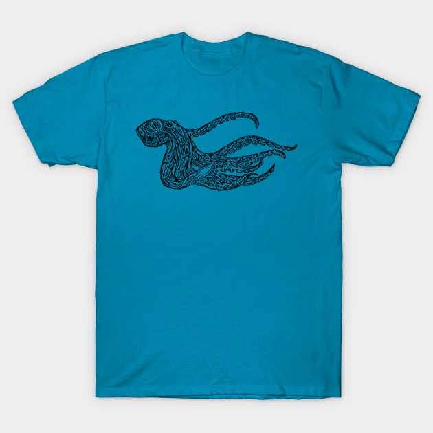 Octopus T-Shirt by valsymot